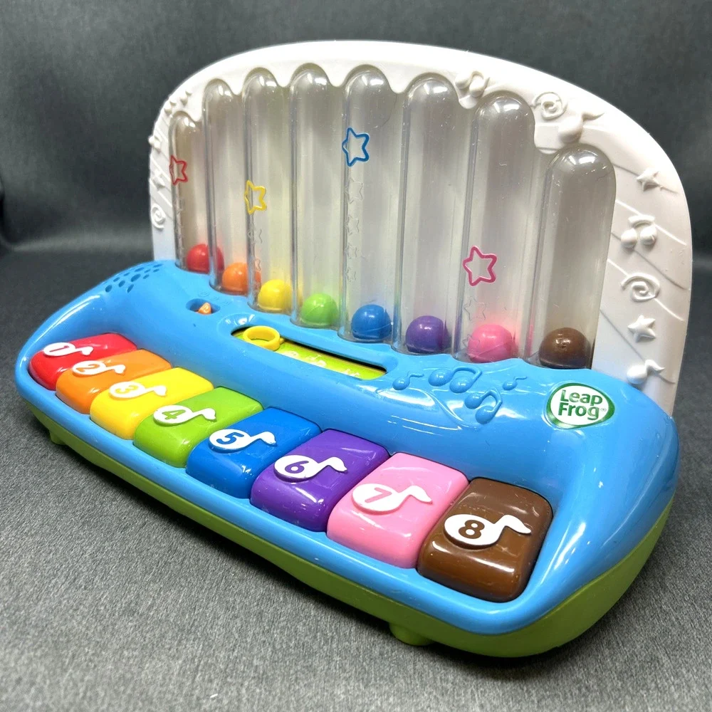 Leapfrog Poppin' Play Piano Learning Toy Music Numbers Colors Motor Skills WORKS